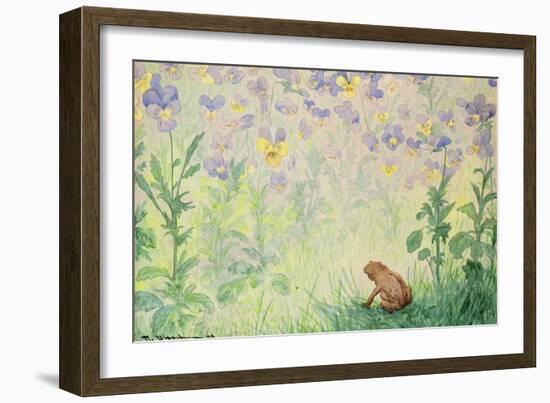 Odd, 1893 watercolor and pencil on paper-Theodor Severin Kittelsen-Framed Giclee Print