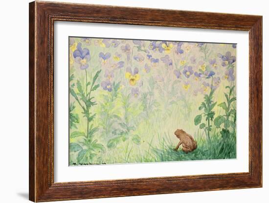 Odd, 1893 watercolor and pencil on paper-Theodor Severin Kittelsen-Framed Giclee Print