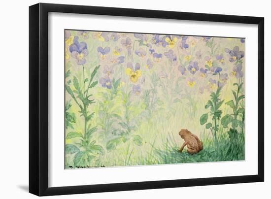 Odd, 1893 watercolor and pencil on paper-Theodor Severin Kittelsen-Framed Giclee Print