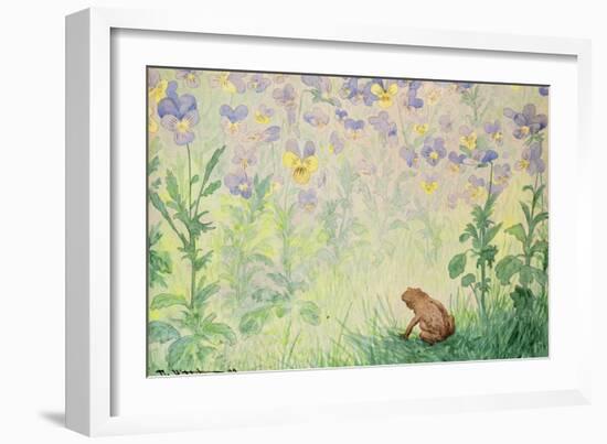 Odd, 1893 watercolor and pencil on paper-Theodor Severin Kittelsen-Framed Giclee Print