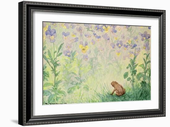 Odd, 1893 watercolor and pencil on paper-Theodor Severin Kittelsen-Framed Giclee Print