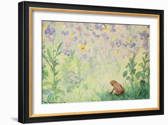 Odd, 1893 watercolor and pencil on paper-Theodor Severin Kittelsen-Framed Giclee Print