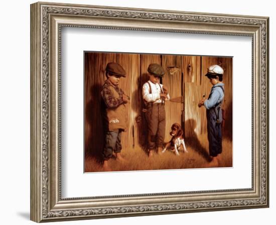 Odd Man Out-Jim Daly-Framed Art Print