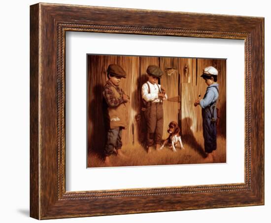 Odd Man Out-Jim Daly-Framed Art Print