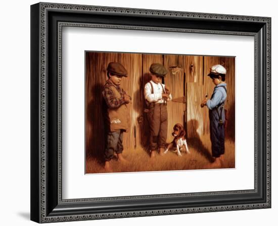 Odd Man Out-Jim Daly-Framed Art Print