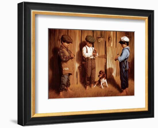 Odd Man Out-Jim Daly-Framed Art Print