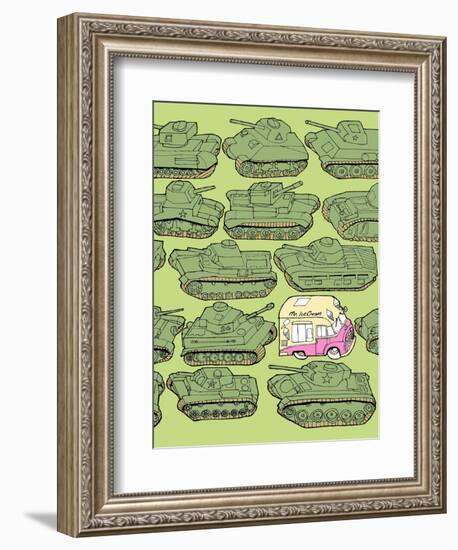 Odd Ones - Ice Cream-Duncan Wilson-Framed Premium Giclee Print