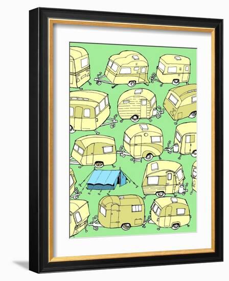 Odd Ones - Tent-Duncan Wilson-Framed Art Print