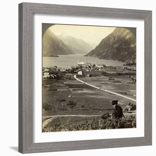 Odda, Hardangerfjord, Norway-Underwood & Underwood-Framed Photographic Print