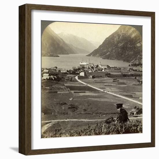 Odda, Hardangerfjord, Norway-Underwood & Underwood-Framed Photographic Print