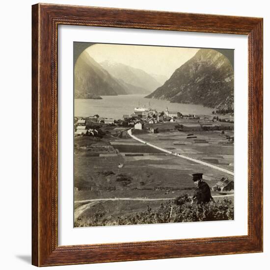 Odda, Hardangerfjord, Norway-Underwood & Underwood-Framed Photographic Print