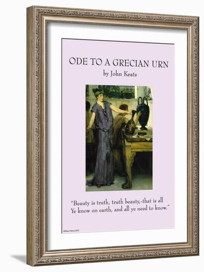 Ode To a Grecian Urn-null-Framed Art Print