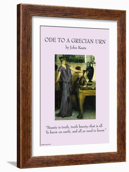 Ode To a Grecian Urn-null-Framed Art Print