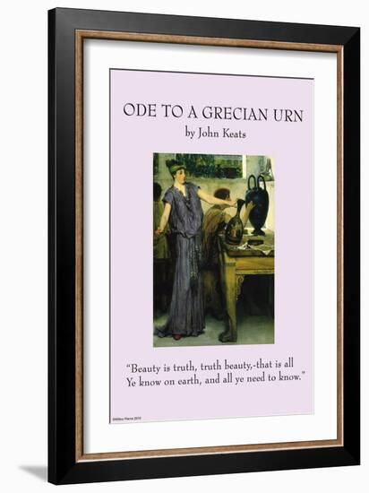 Ode To a Grecian Urn-null-Framed Art Print