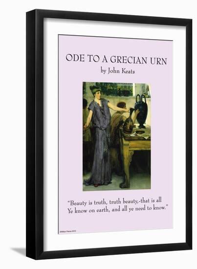 Ode To a Grecian Urn-null-Framed Art Print