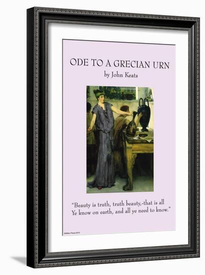 Ode To a Grecian Urn-null-Framed Art Print