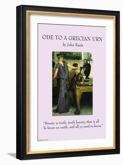 Ode To a Grecian Urn-null-Framed Art Print