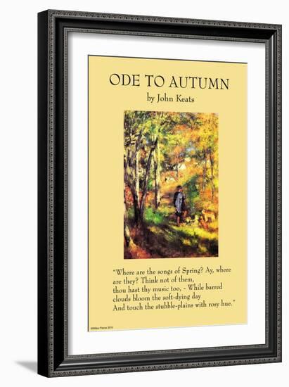 Ode To Autumn-null-Framed Art Print