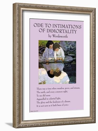 Ode To Intimations of Immortality-null-Framed Art Print
