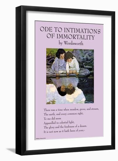 Ode To Intimations of Immortality-null-Framed Art Print