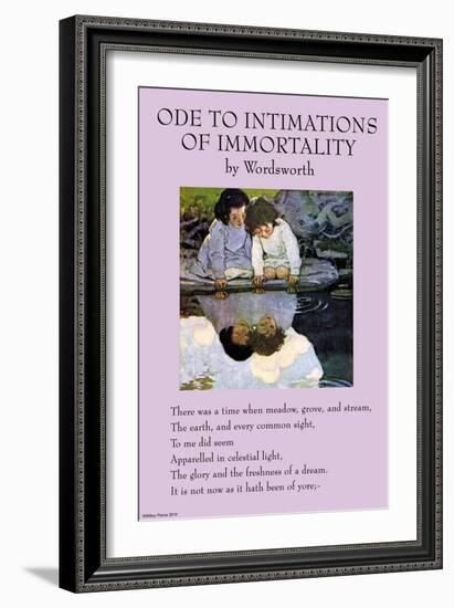 Ode To Intimations of Immortality-null-Framed Premium Giclee Print