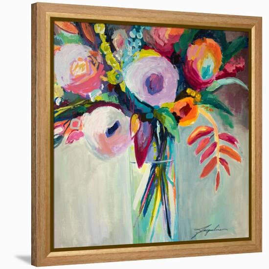 Ode to Summer 7-Jacqueline Brewer-Framed Stretched Canvas