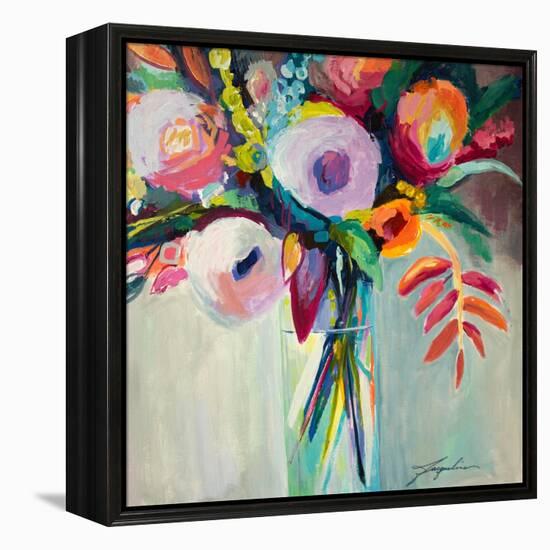 Ode to Summer 7-Jacqueline Brewer-Framed Stretched Canvas