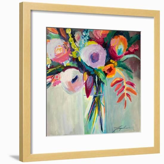 Ode to Summer 7-Jacqueline Brewer-Framed Art Print