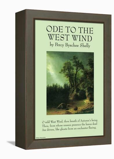 Ode To the West Wind-null-Framed Stretched Canvas