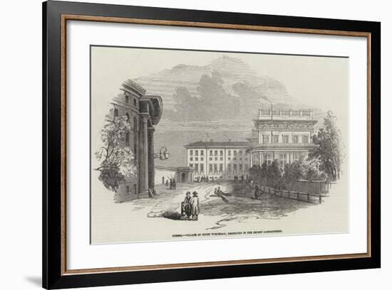 Odessa, Palace of Count Woronzow, Destroyed in the Recent Bombardment-null-Framed Giclee Print