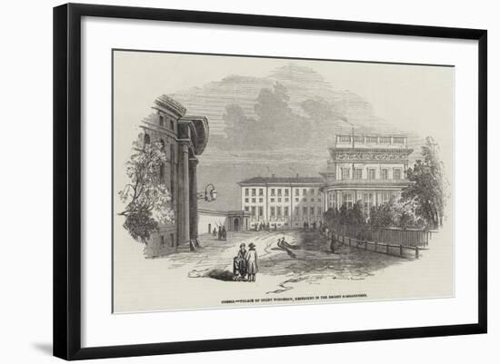 Odessa, Palace of Count Woronzow, Destroyed in the Recent Bombardment-null-Framed Giclee Print