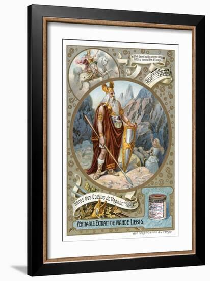 Odin, 1890-1910-Delitz-Framed Giclee Print