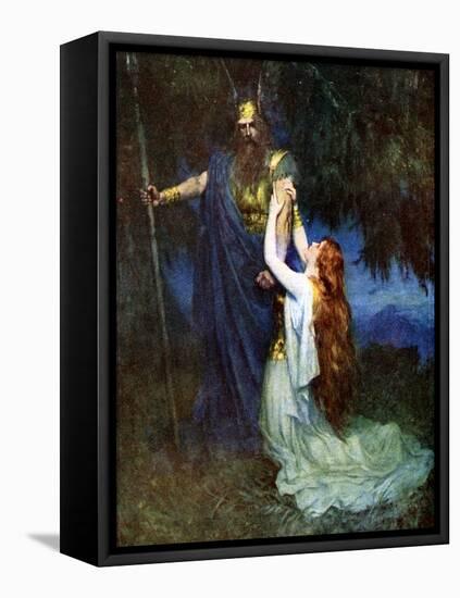 Odin and Brunhilde-null-Framed Premier Image Canvas