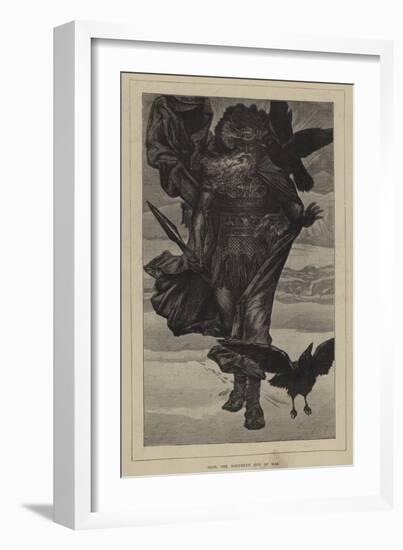Odin, the Northern God of War-Valentine Cameron Prinsep-Framed Premium Giclee Print