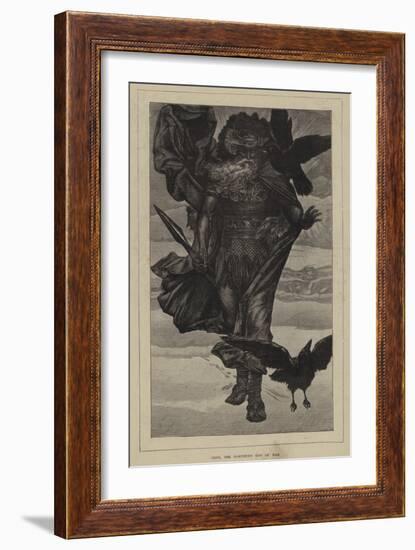 Odin, the Northern God of War-Valentine Cameron Prinsep-Framed Giclee Print