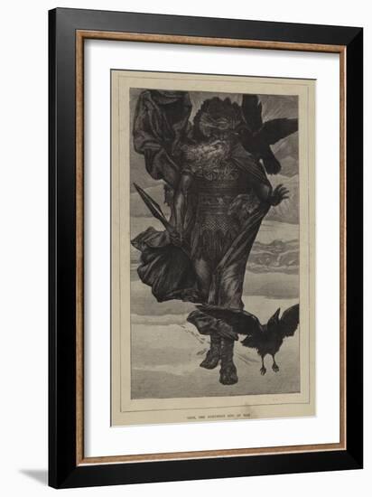 Odin, the Northern God of War-Valentine Cameron Prinsep-Framed Giclee Print