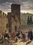 April 26 1859 in Florence, 1861-Odoardo Borrani-Giclee Print