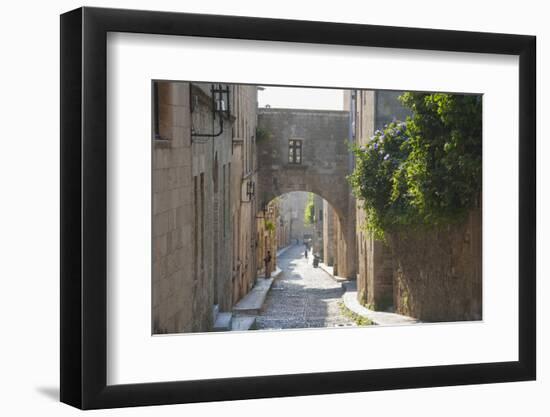 Odos Ippoton (Street of the Knights, Dodecanese Islands-Ruth Tomlinson-Framed Photographic Print