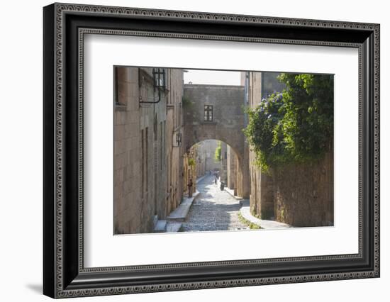 Odos Ippoton (Street of the Knights, Dodecanese Islands-Ruth Tomlinson-Framed Photographic Print