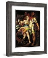 Odysseus and Circe-Bartholomaeus Spranger-Framed Giclee Print