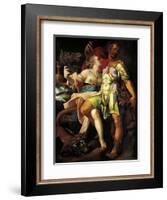 Odysseus and Circe-Bartholomaeus Spranger-Framed Giclee Print