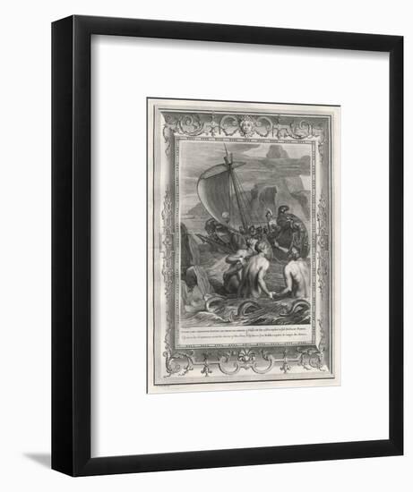 Odysseus and His Companions Avoid the Charms of the Sirens-null-Framed Art Print