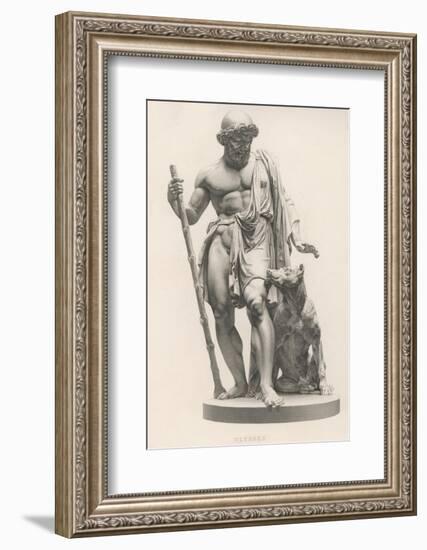 Odysseus is Recognised by His Dog Argos-Robert Brown-Framed Photographic Print