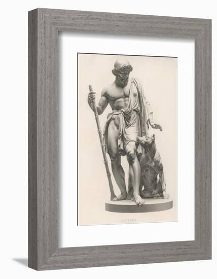 Odysseus is Recognised by His Dog Argos-Robert Brown-Framed Photographic Print