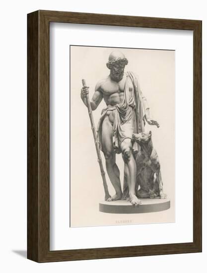 Odysseus is Recognised by His Dog Argos-Robert Brown-Framed Photographic Print