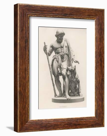 Odysseus is Recognised by His Dog Argos-Robert Brown-Framed Photographic Print