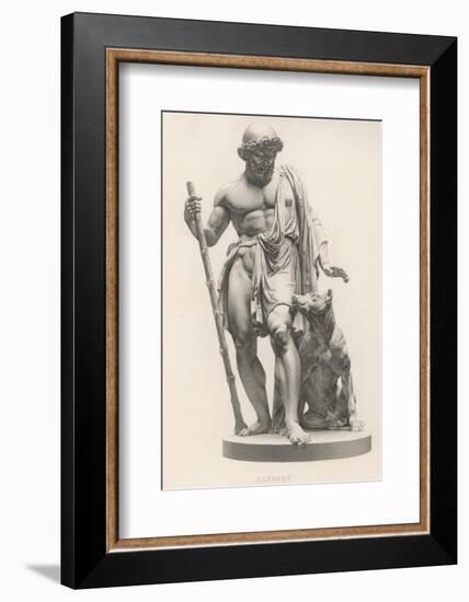 Odysseus is Recognised by His Dog Argos-Robert Brown-Framed Photographic Print