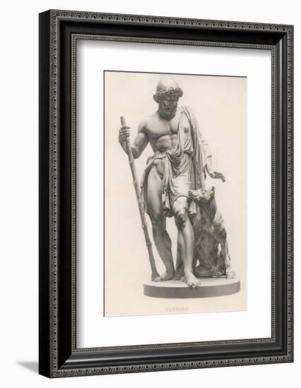 Odysseus is Recognised by His Dog Argos-Robert Brown-Framed Photographic Print