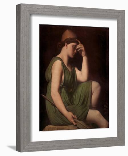 Odysseus, Study For the Apotheosis of Homer, c.1850-Jean-Auguste-Dominique Ingres-Framed Giclee Print