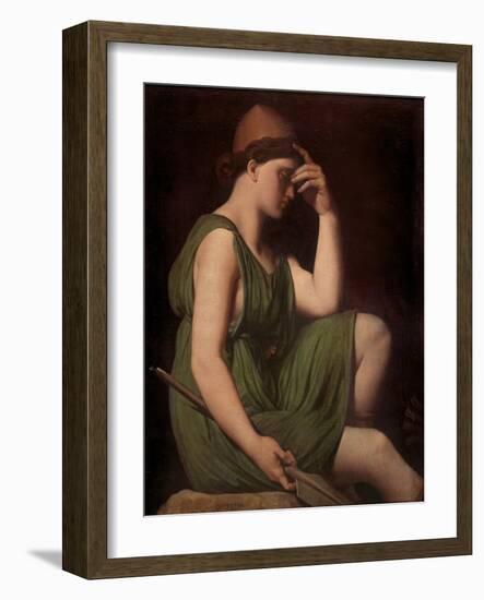 Odysseus, Study For the Apotheosis of Homer, c.1850-Jean-Auguste-Dominique Ingres-Framed Giclee Print